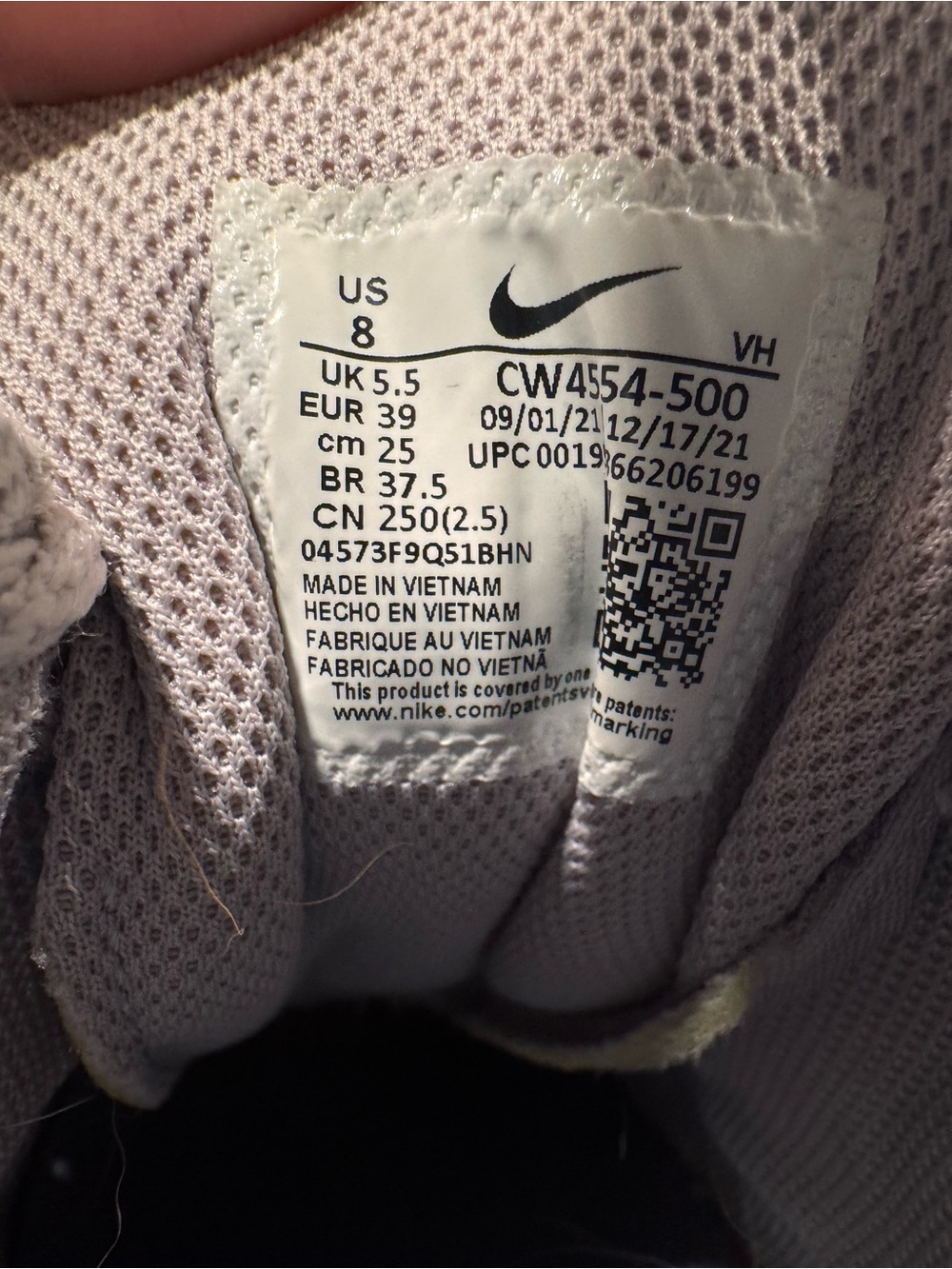 Nike Women’s Air Max Sneakers - Dusty Pink & Slate Gray - Picture 3 of 4